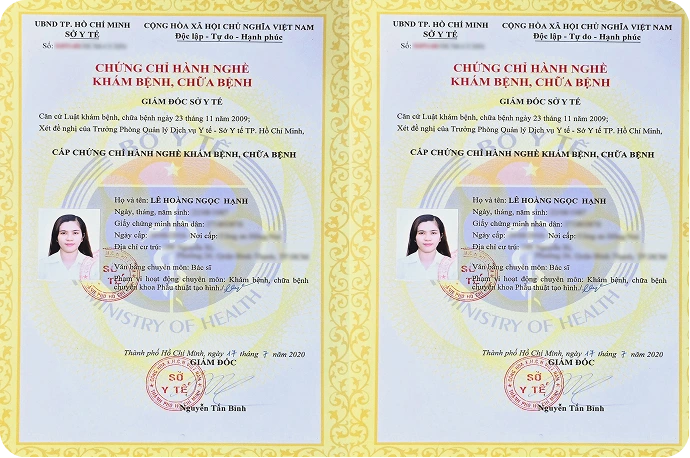 Chứng chỉ hành nghề